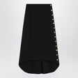 GIVENCHY Milan Stitch Midi Skirt with Gold Buttons