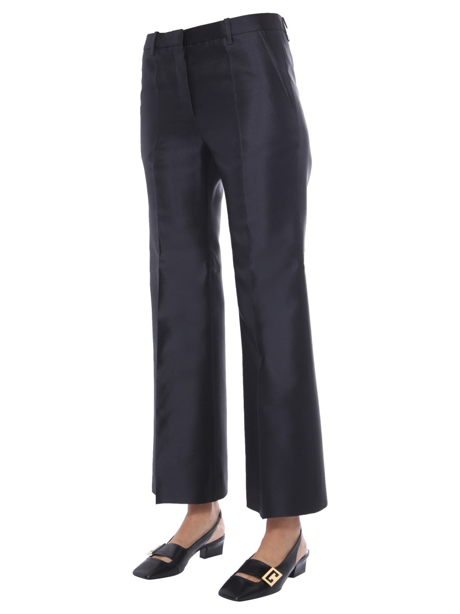 GIVENCHY Wide-Leg Women's Pants with Front Zipper Closure