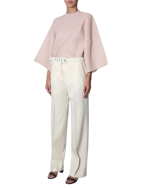 GIVENCHY Chic Women's Pants with Belt and Front Zip