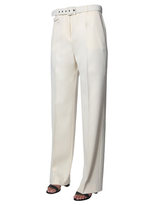 GIVENCHY Chic Women's Pants with Belt and Front Zip