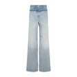 GIVENCHY Oversize Women's Jeans with Zipper and Button Closure