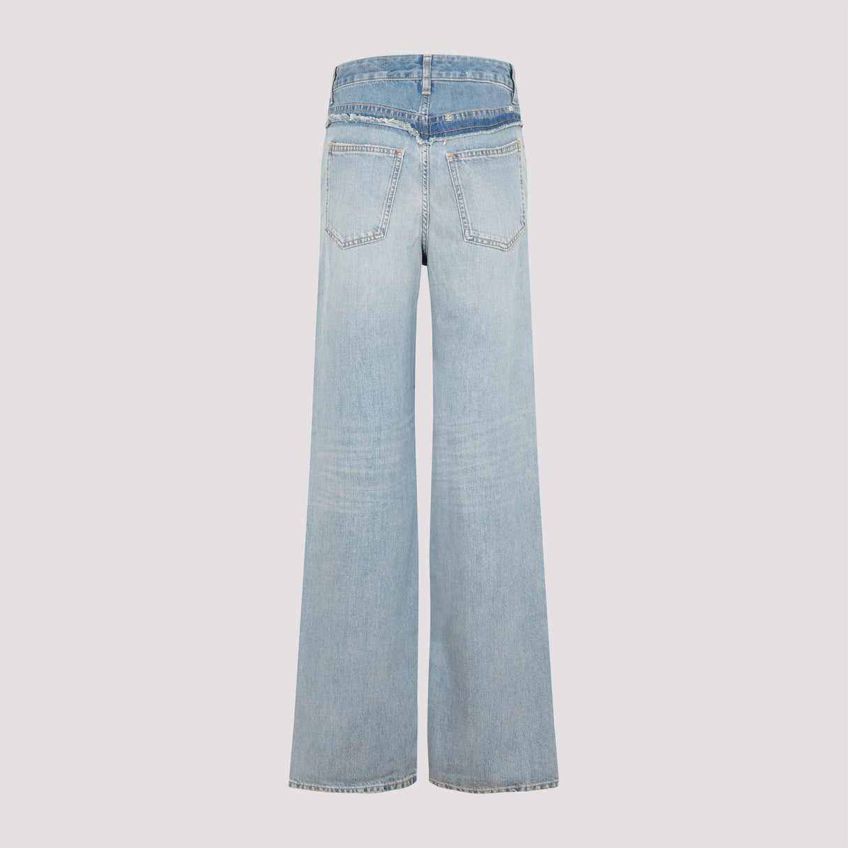 GIVENCHY Oversize Women's Jeans with Zipper and Button Closure