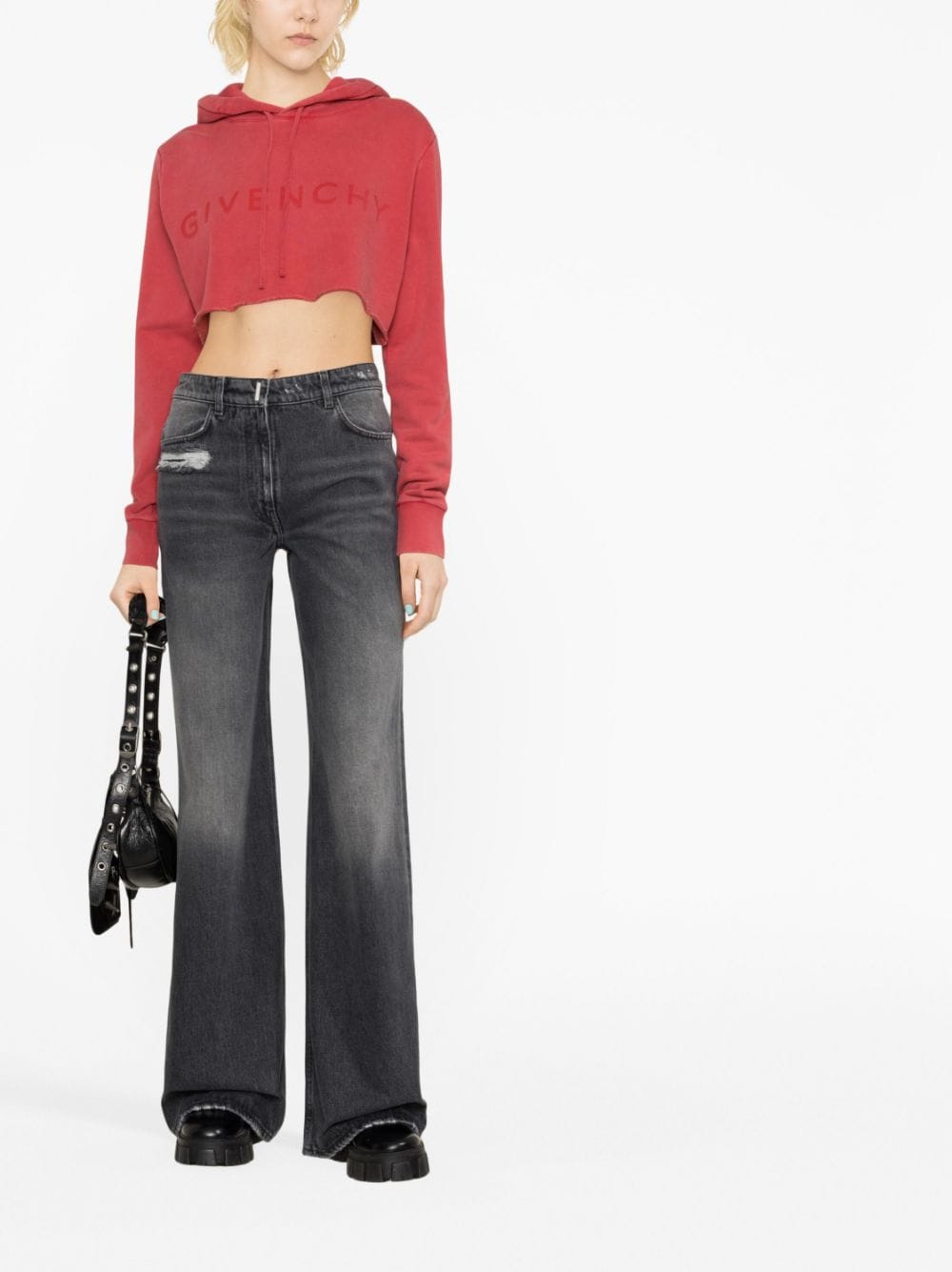 GIVENCHY Oversized High-Waist Jeans