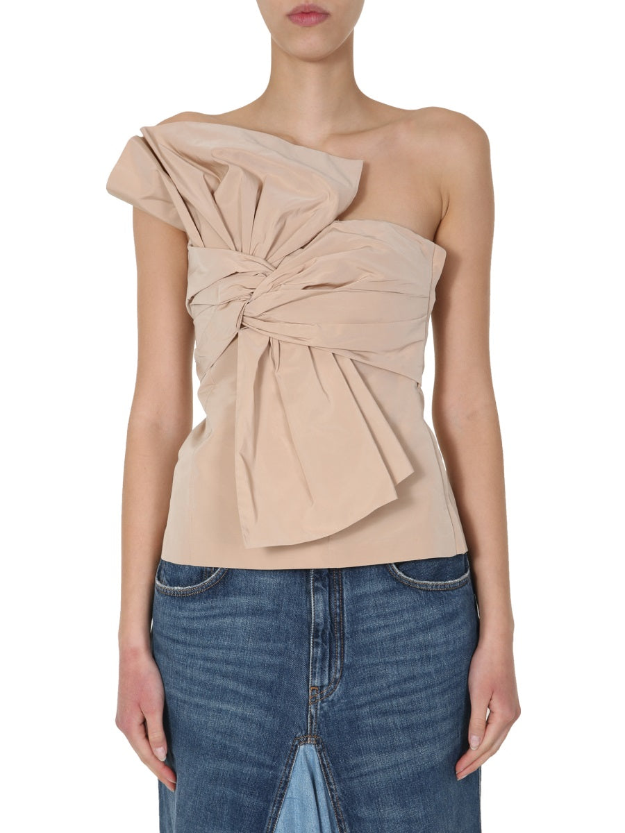 GIVENCHY Elegant Bustier with Bow - Women’s Top