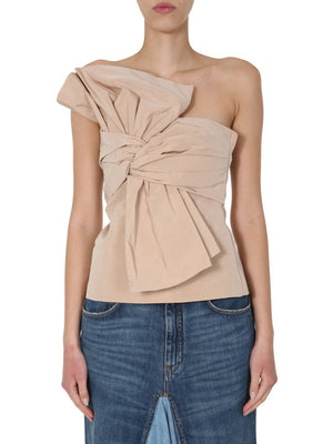 GIVENCHY Elegant Bustier with Bow - Women’s Top