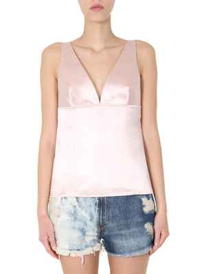 GIVENCHY V-Neck Mini Top