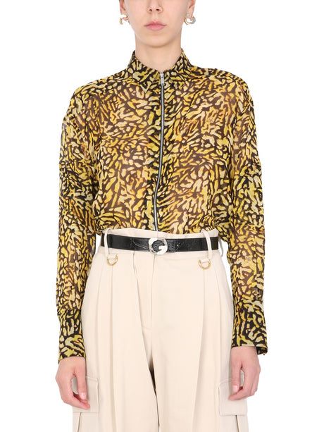 GIVENCHY Long Animal Print Shirt for Women