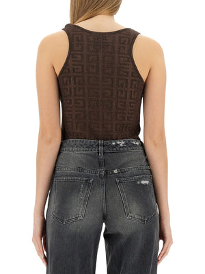 GIVENCHY Jacquard Tank Top - Slim Fit, Size S