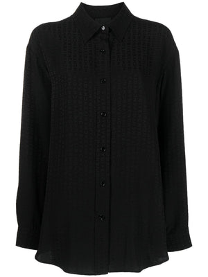 GIVENCHY Oversized Silk Shirt