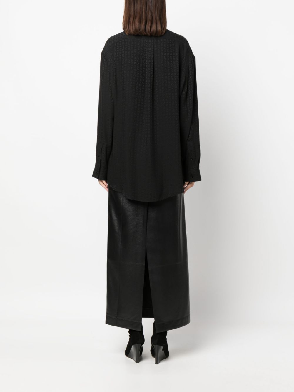 GIVENCHY Oversized Silk Shirt