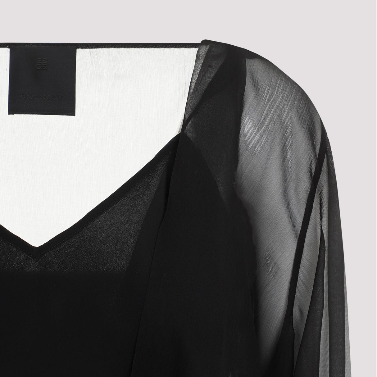 GIVENCHY Draped Silk Shirt for Women