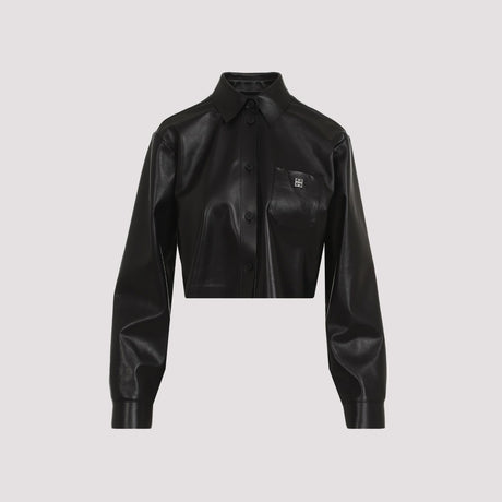 GIVENCHY Lamb Leather Shirt for Women - FW24 Collection