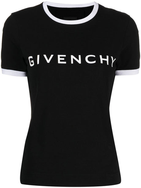 GIVENCHY Logo-Print Stretch Cotton T-Shirt