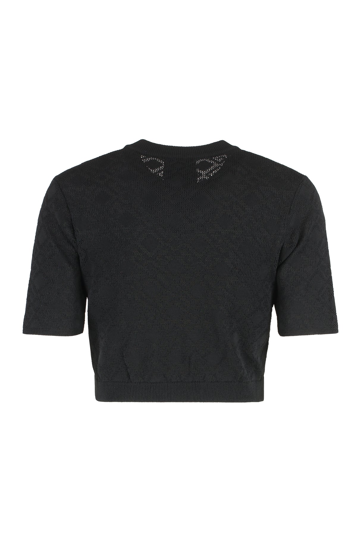 GIVENCHY Cropped Jacquard Knit Top