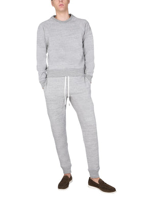 TOM FORD Men's Jogging Pants with Elastic Waist and Cin Couloir