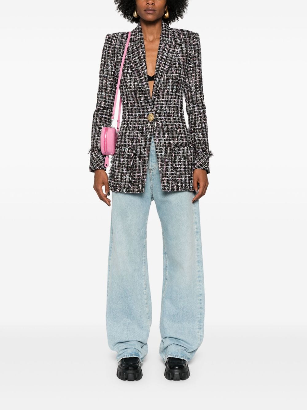 BALMAIN Chic Women's Mini Jacket for Fall/Winter 24/25