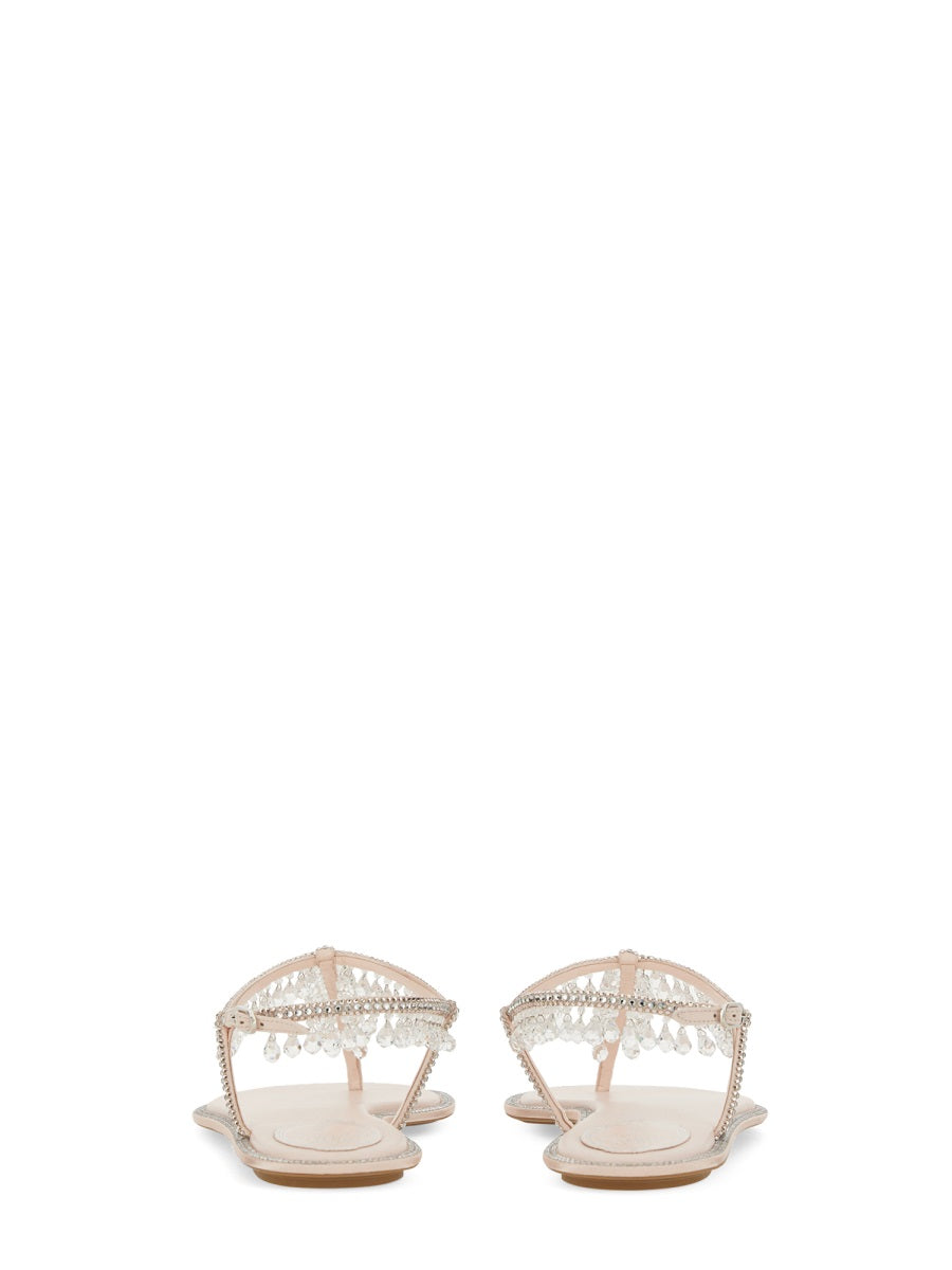 RENE CAOVILLA Chandelier Low Mini Sandal