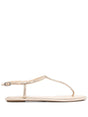 RENE CAOVILLA Mini Crystal-Embellished Flat Thong Sandals