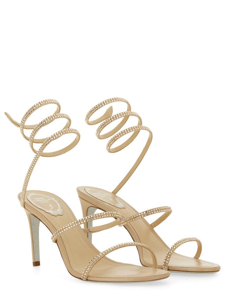 RENE CAOVILLA Elegant Satin Pumps for Women