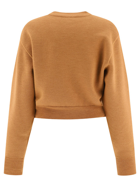 CHLOÉ Oversize Logo Knit Sweater