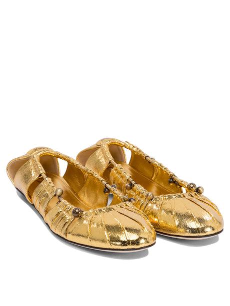 CHLOÉ Elegant Leather Flat Shoes for Women