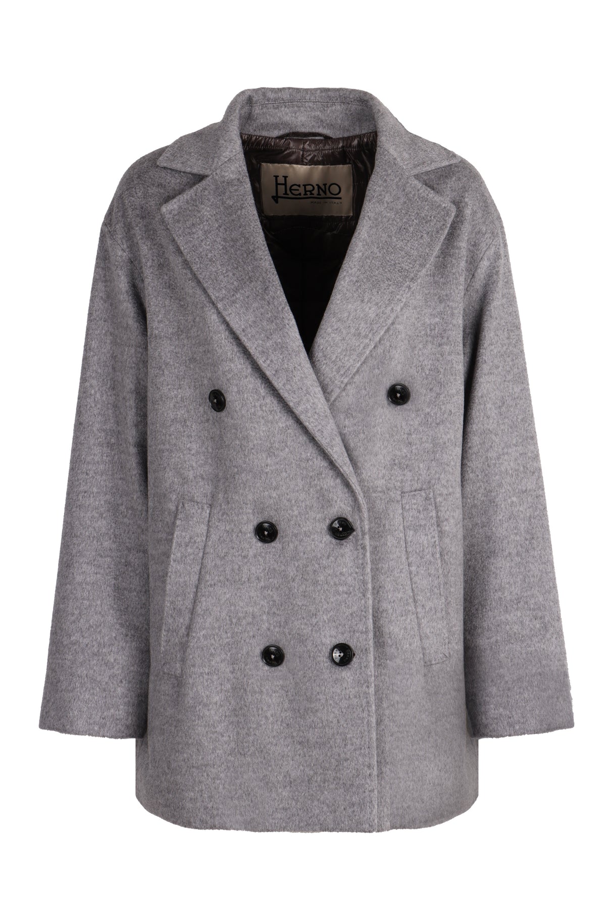 HERNO Double-Breasted Wool Jacket for Women