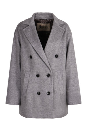 HERNO Double-Breasted Wool Jacket for Women