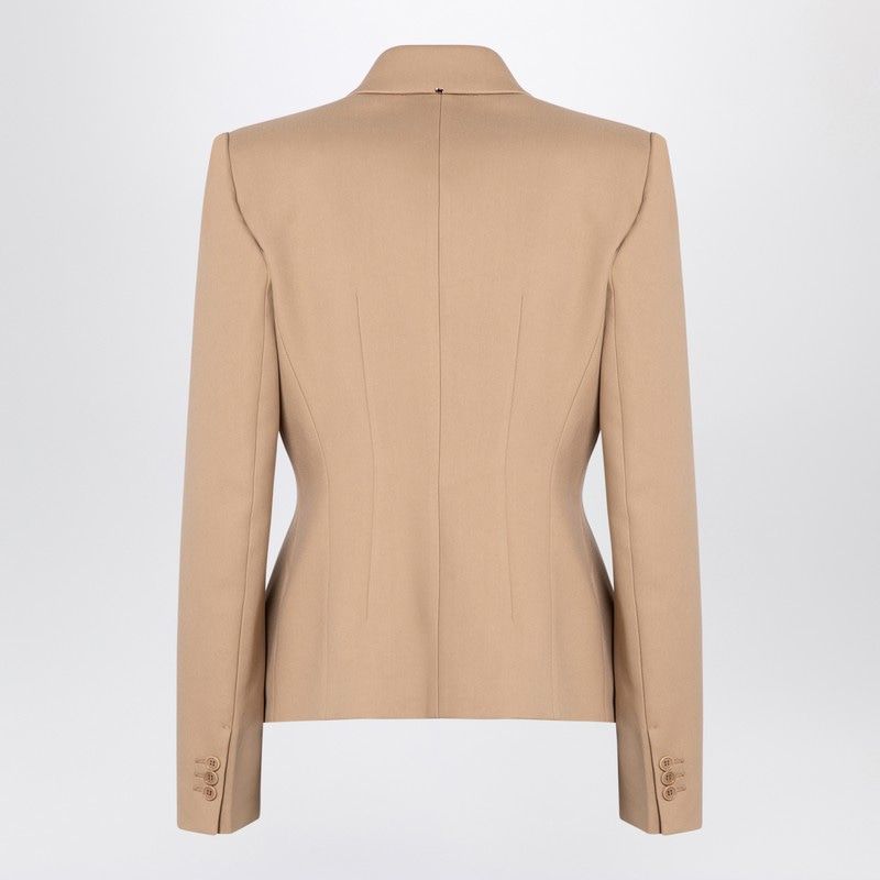 MAX MARA SPORTMAX Double-Breasted Camel-Colored Jacket for Women