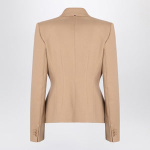 MAX MARA SPORTMAX Double-Breasted Camel-Colored Jacket for Women