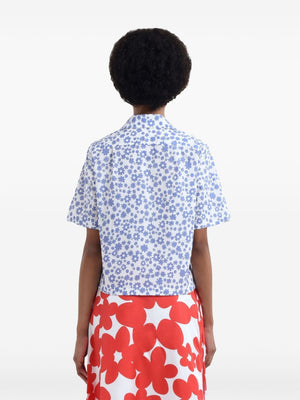 MARNI Floral Print Button-Up Shirt