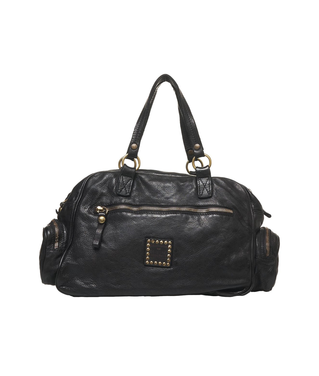 CAMPOMAGGI Leather Duffel Handbag - Perfect for Every Occasion