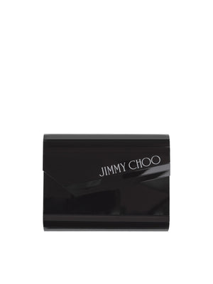 JIMMY CHOO Mini Logo Clutch Shoulder Handbag (17x11x4 cm)