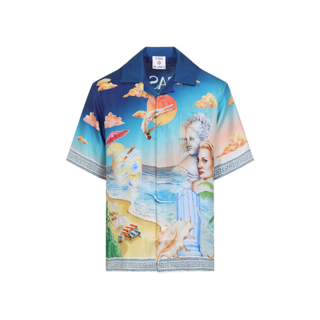 CASABLANCA Silk Masterpiece Shirt for Men - Spring Summer 25