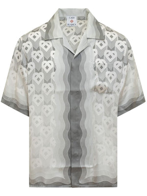 CASABLANCA Luxurious Silk Tailored Shirt for Men - Perfect for Spring/Summer 25