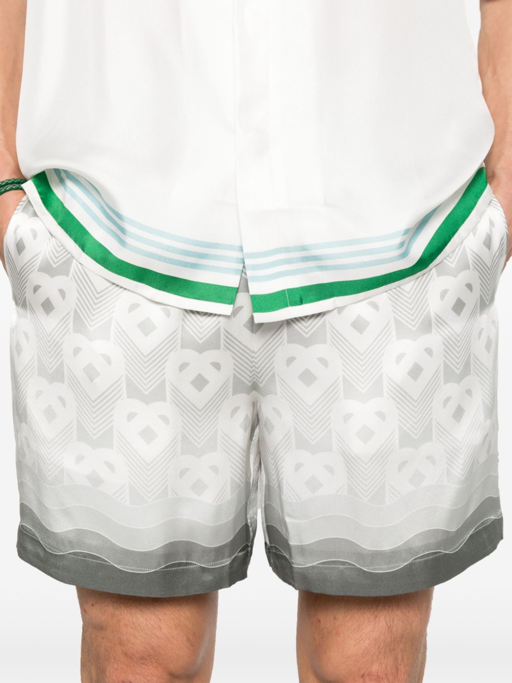 CASABLANCA Luxury Silk Shorts for Summer 2025