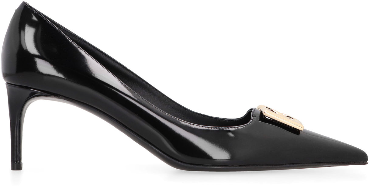 DOLCE & GABBANA Leather Pointy-Toe Pumps