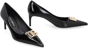 DOLCE & GABBANA Leather Pointy-Toe Pumps