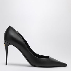 DOLCE & GABBANA High Leather Pumps with Pointed Toe Design