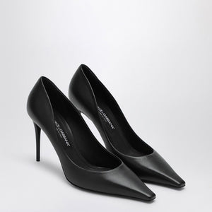 DOLCE & GABBANA High Leather Pumps with Pointed Toe Design