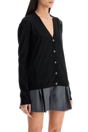 MARNI Lightweight Wool and Silk Blend Cardigan - Size 40