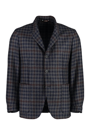 CANALI Wool-Cashmere Blend Two-Button Blazer