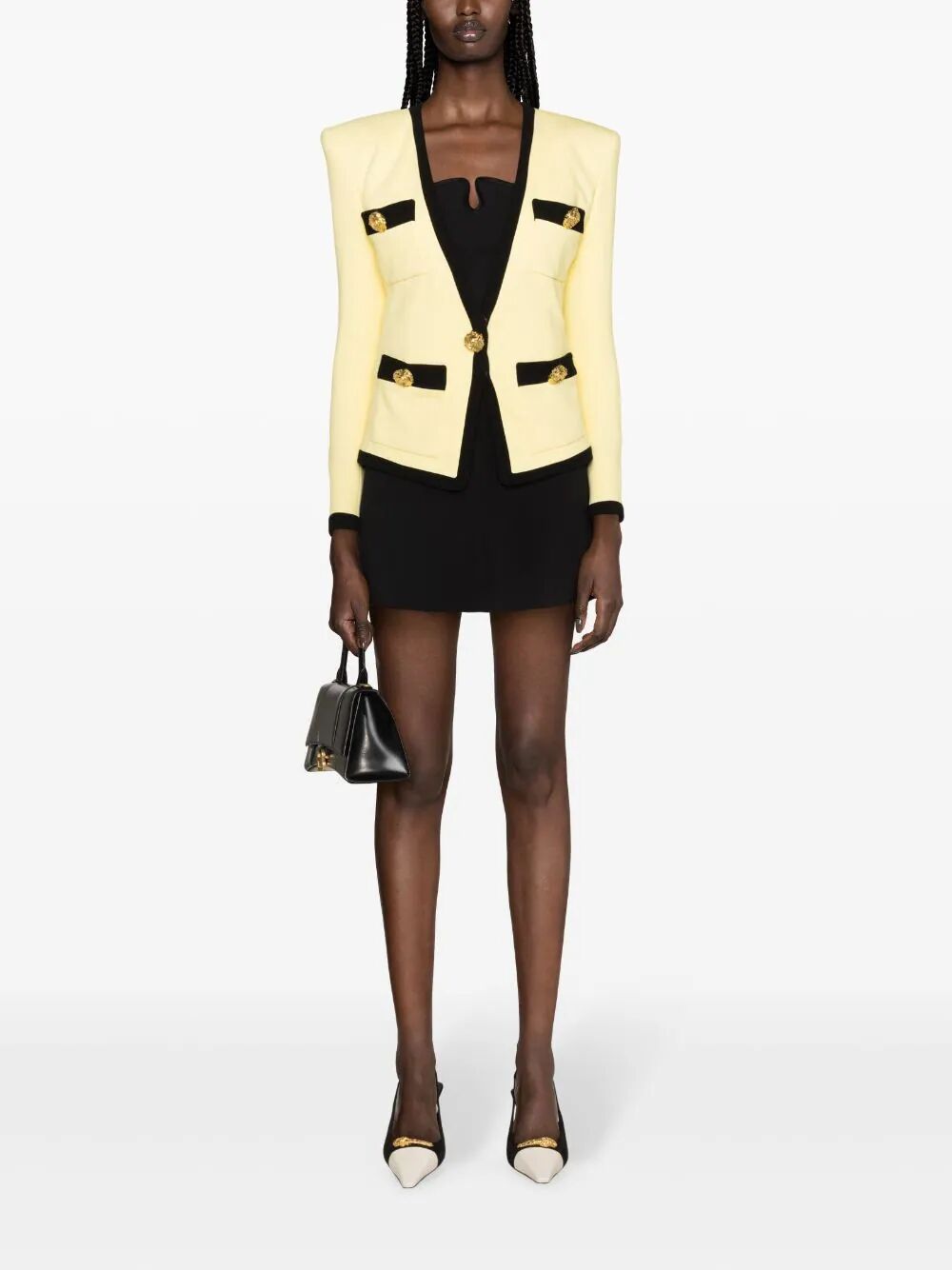 BALMAIN Mini 4 Pockets Collarless Jacket