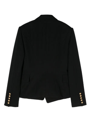 BALMAIN Double-Breasted Wool Blazer for Women