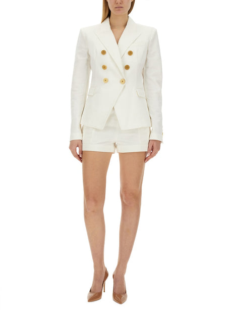 BALMAIN Six-Button Classic Women's Jacket (Size 40)