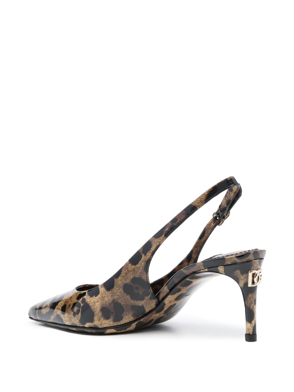 DOLCE & GABBANA Spotted Print Sling Back Pumps for Women