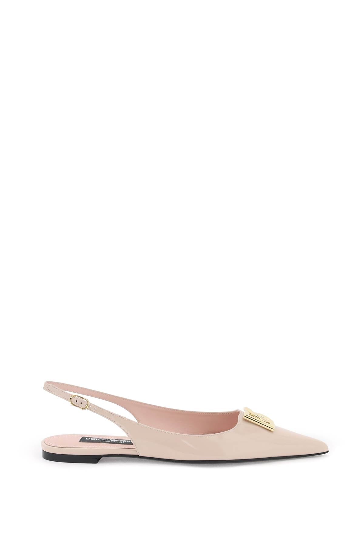 DOLCE & GABBANA Mini Leather Slingback Pumps