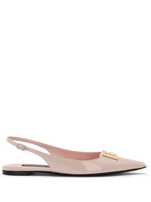 DOLCE & GABBANA Mini Leather Slingback Pumps