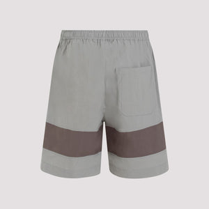 CRAIG GREEN Contemporary Barrel Shorts in Grey