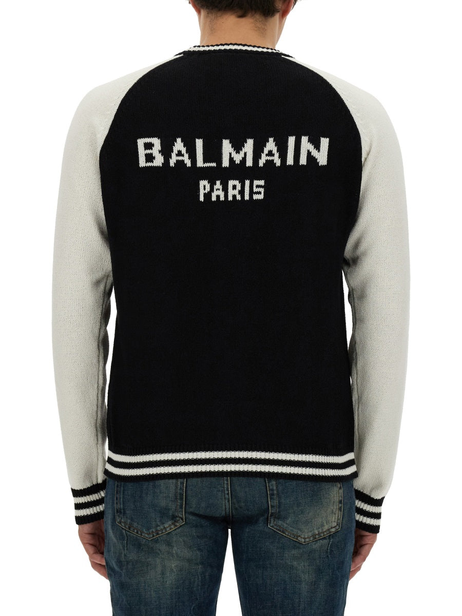 BALMAIN Logo T-Shirt - Regular Fit Size L