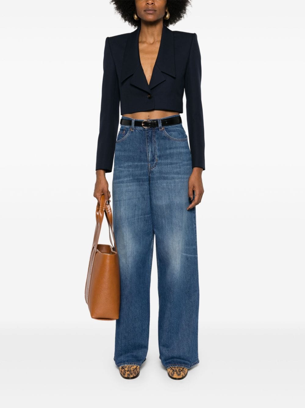 CHLOÉ Virgin Wool Cropped Jacket